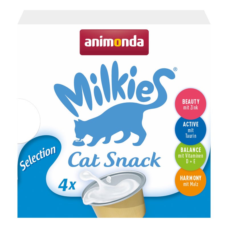アニモンダ 猫用 ミルキース ミルクポーション セレクション 15g×4カップ (83419)